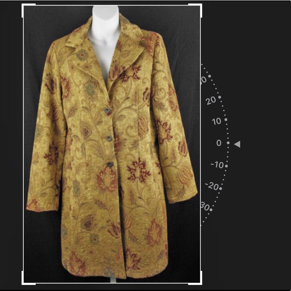 Cabi Floral Tapestry Brocade Long Jacket
CAbi