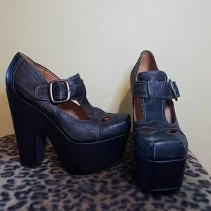 Jeffrey Campbell 9.0 Distressed Mary Janes