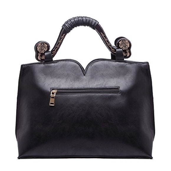 ๐ Unique Black Flower Purse - Picture 6 of 8