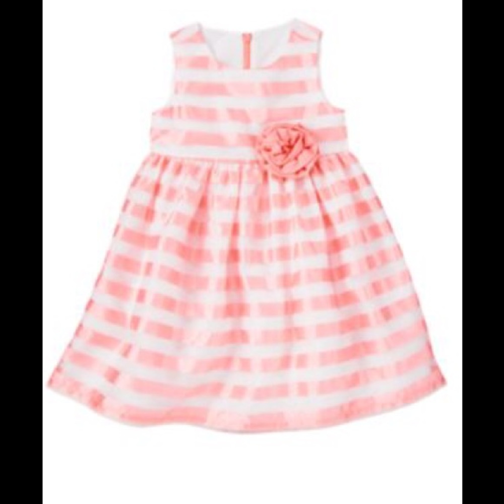 Gymboree Shiny Striped Rosette Dress. Size 3T