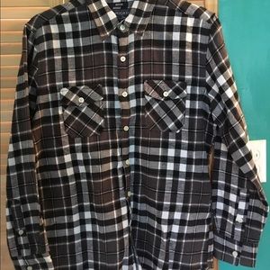 American Rag Mens Plaid Flannel Button Up Shirt