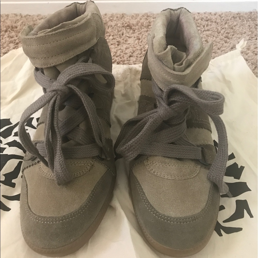 ISABEL MARANT SUEDE FASHION SNEAKERS
