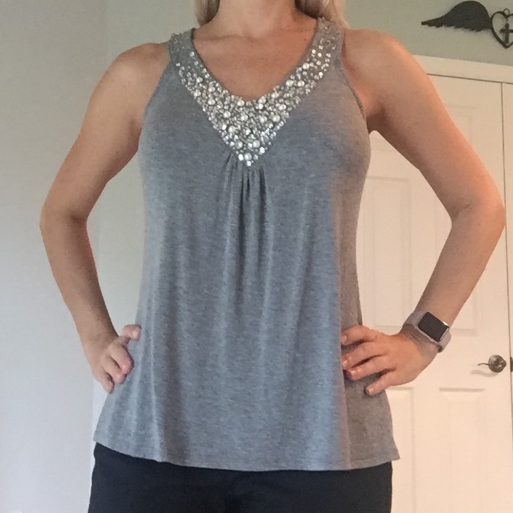 Grey Sparkle tank