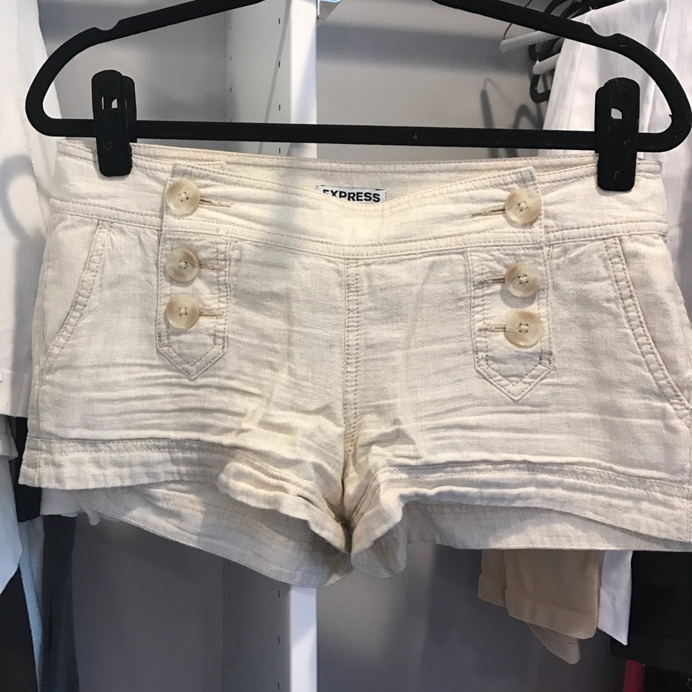 Express linen shorts -2
