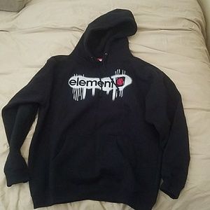 Heavyweight Element Hoodie Black