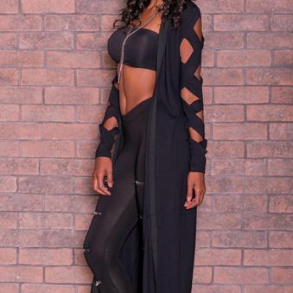 cut out cardigan