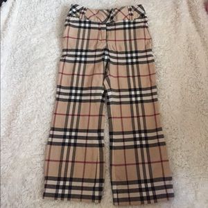 Burberry Plaid Toddler Trousers Size 4.