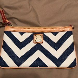 Dooney and Bourke chevron wristlet