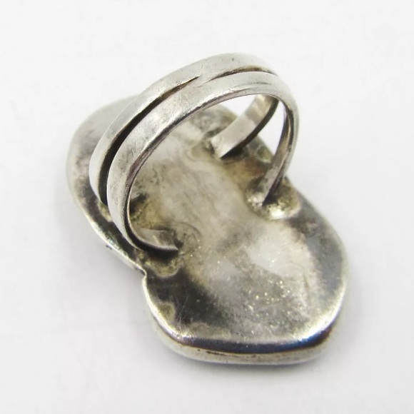 ❌SOLD❌•Old Pawn Turquoise & Coral Ring• - Picture 5 of 8