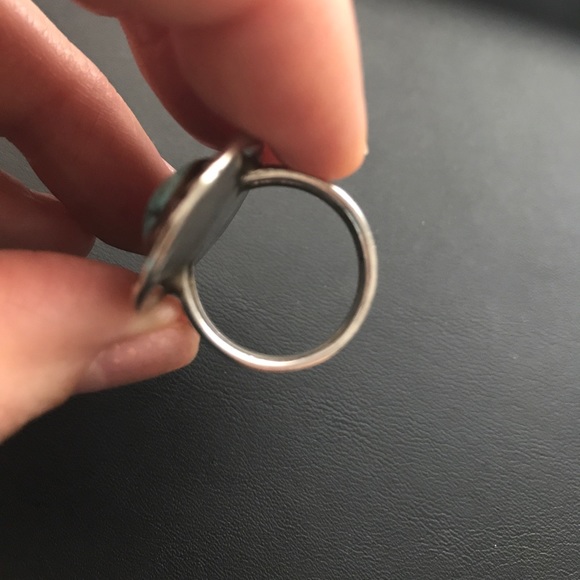 ❌SOLD❌•Old Pawn Turquoise & Coral Ring• - Picture 7 of 8