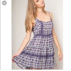 Brandy melville Boho pattern dress skater dress