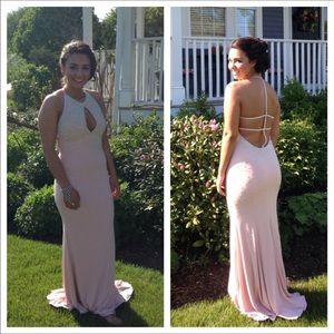 Barley worn prom dress