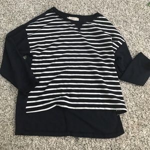 Blue and white loft shirt