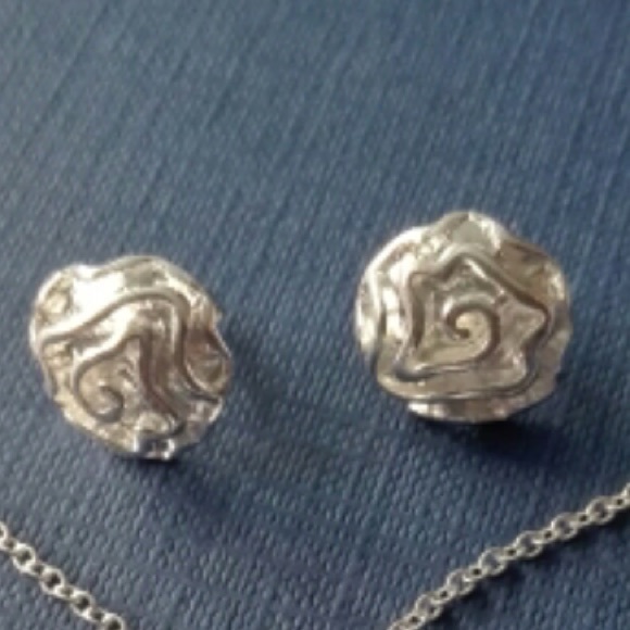 Sterling Silver Rose Set - Picture 4 of 4