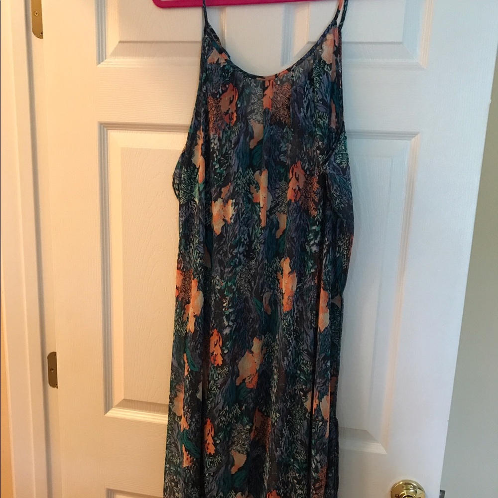 Old Navy Asymmetrical Hem Sheer Beach Dress - XL