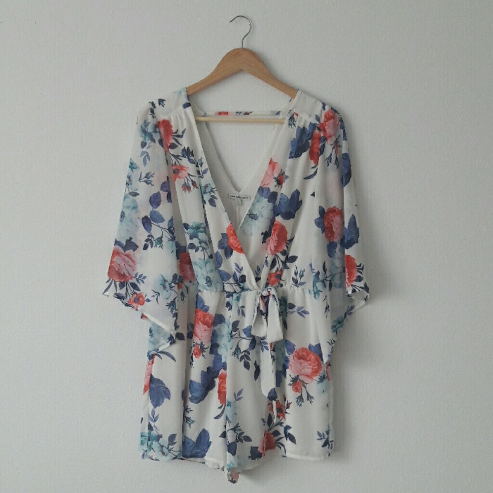 Charlotte Russe Floral Romper