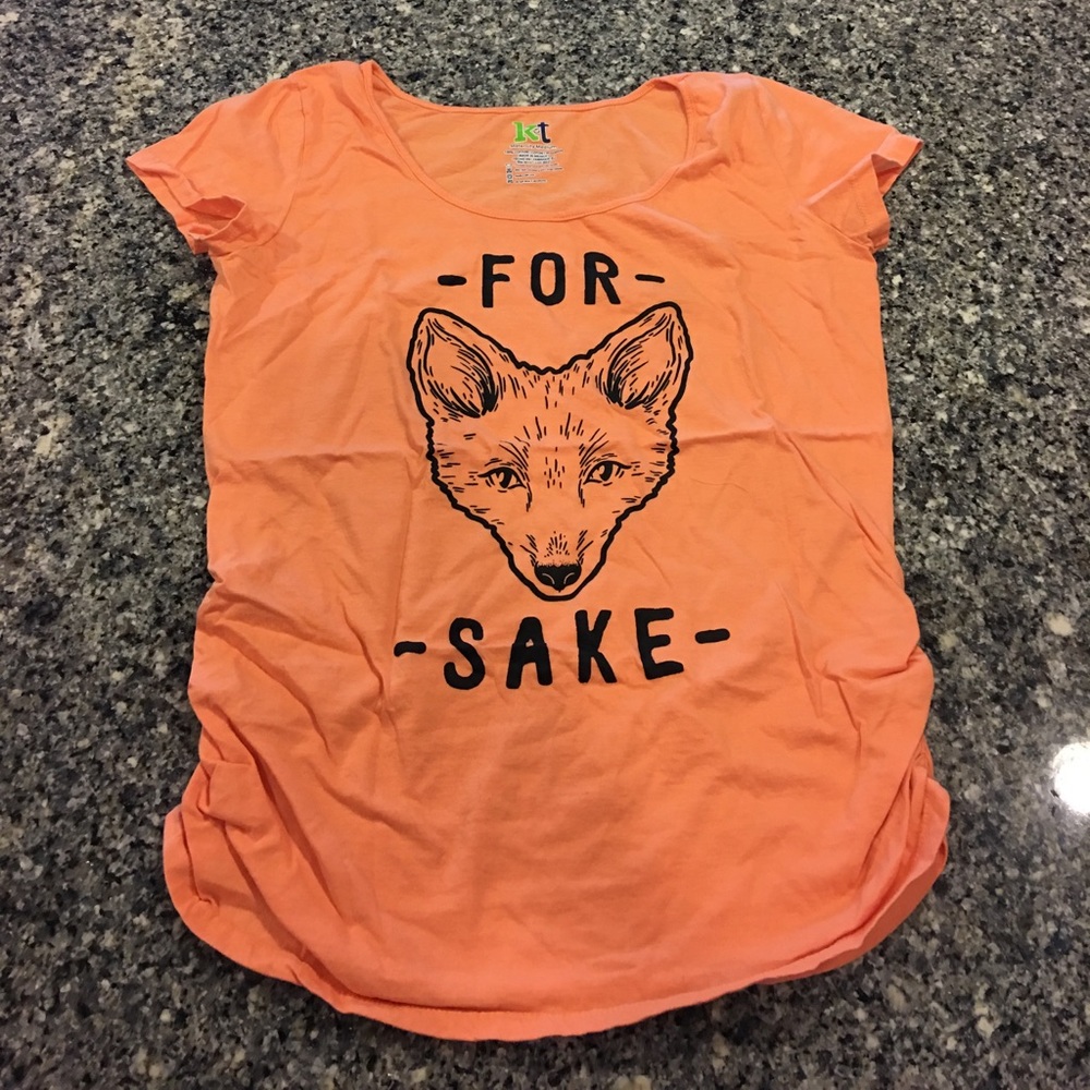 Tangerine maternity T, medium