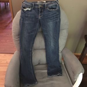 Hollister cropped skinny jeans