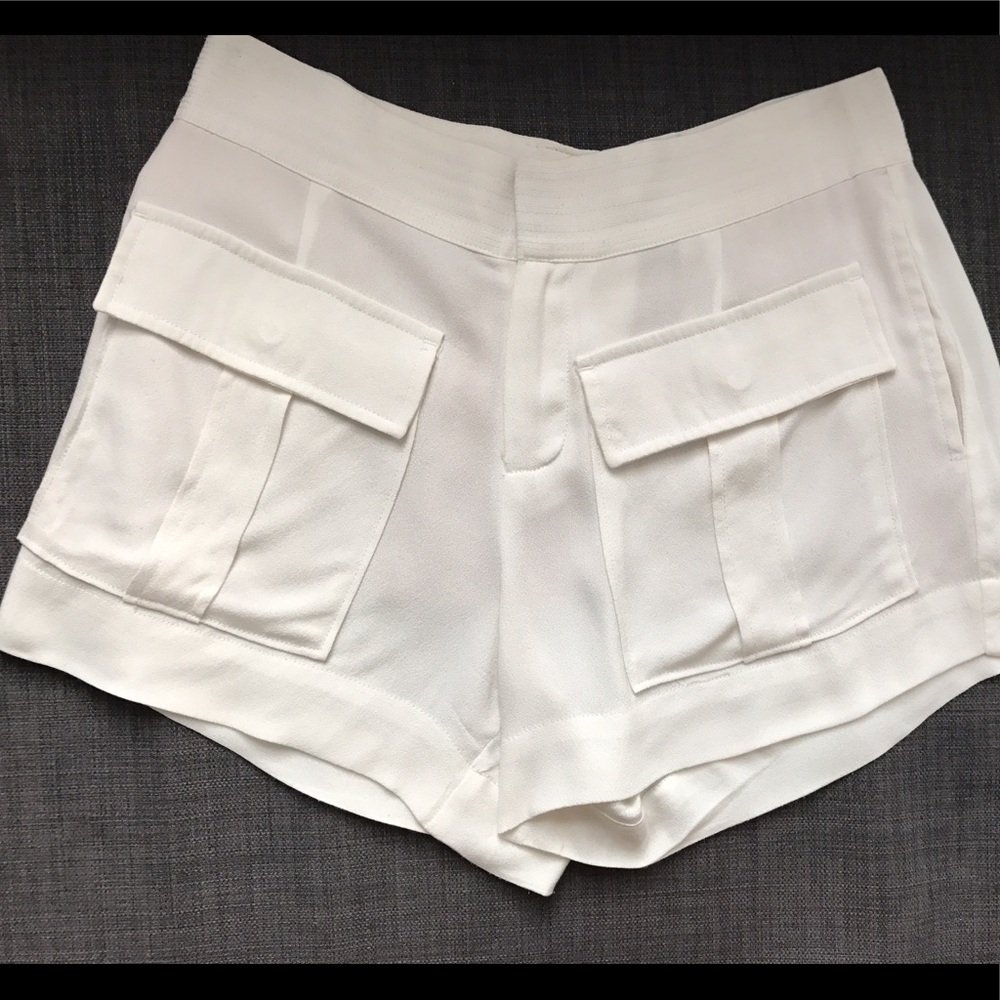 Joie a SILK IVORY / WHITE SHORTS