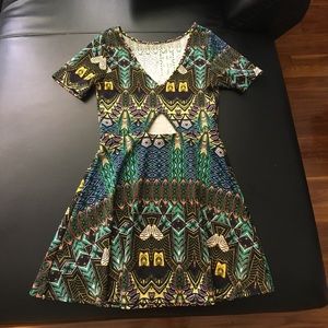 Ethnic printed dress
