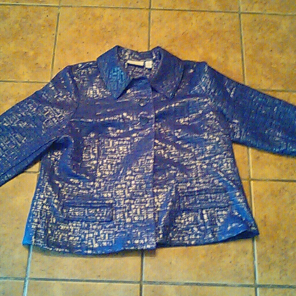 Purple Silver Blazer