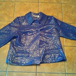 Purple Silver Blazer