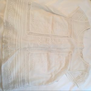 Anthro white button back too