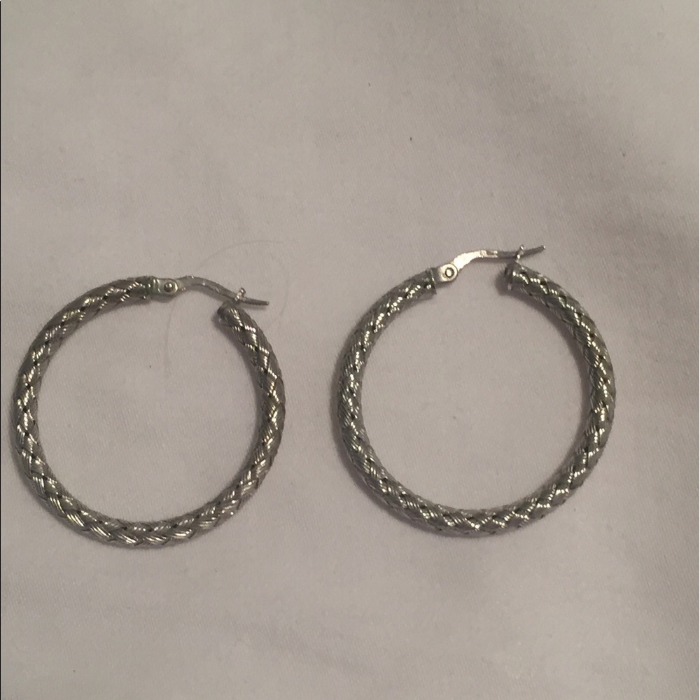 Roberto Coin Silver hoop earrings