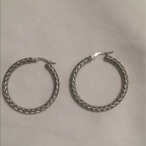 Roberto Coin Silver hoop earrings