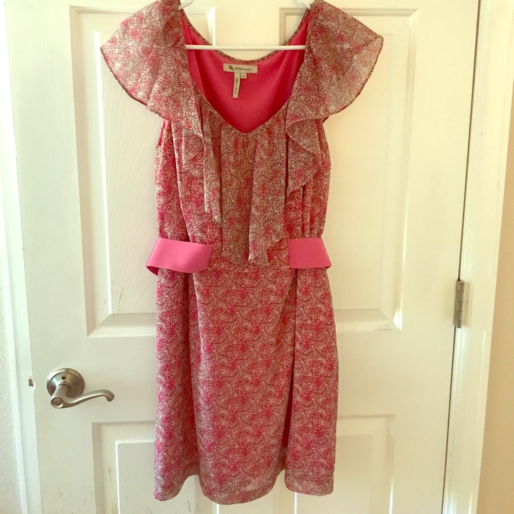 BCBG dress in pink. Size medium.