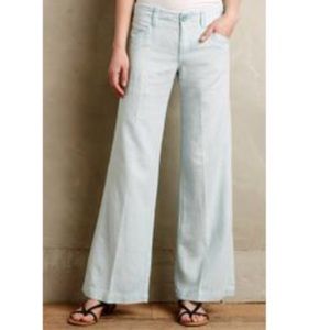 Anthro Pilcro and the Letterpress Linen Pants