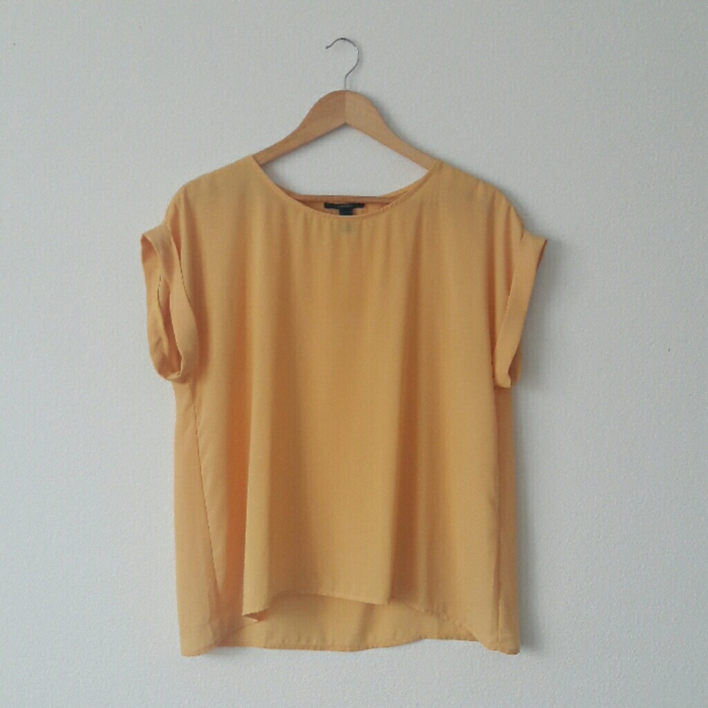 Forever 21 Yellow Blouse