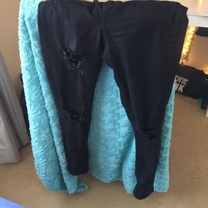 Ripped black jamie jeans