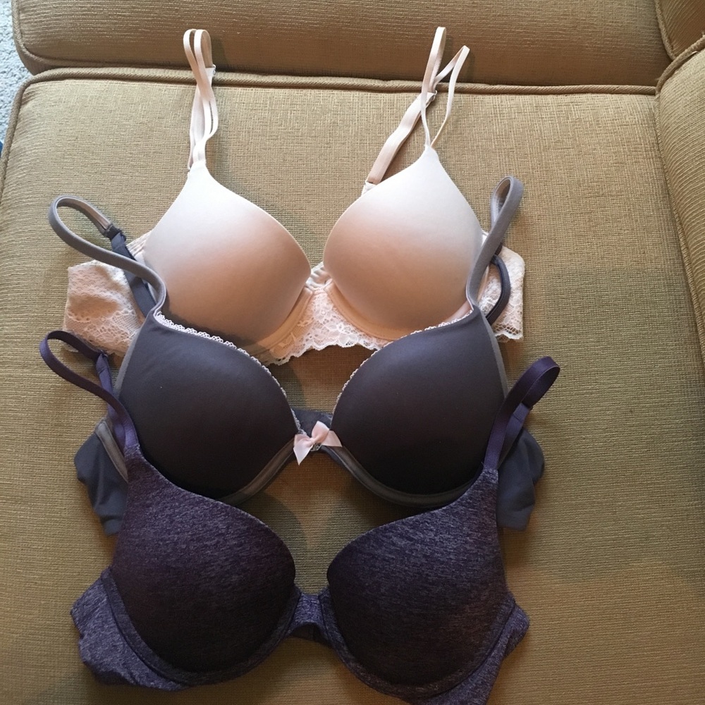 Set of 3 bras barely worn!! $10 each