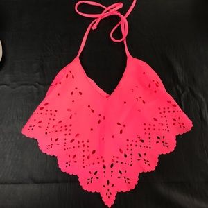 Crop top halter
