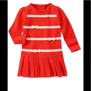 NWT Gymboree Girls' Pleated Sweater Dress. Size 5T
