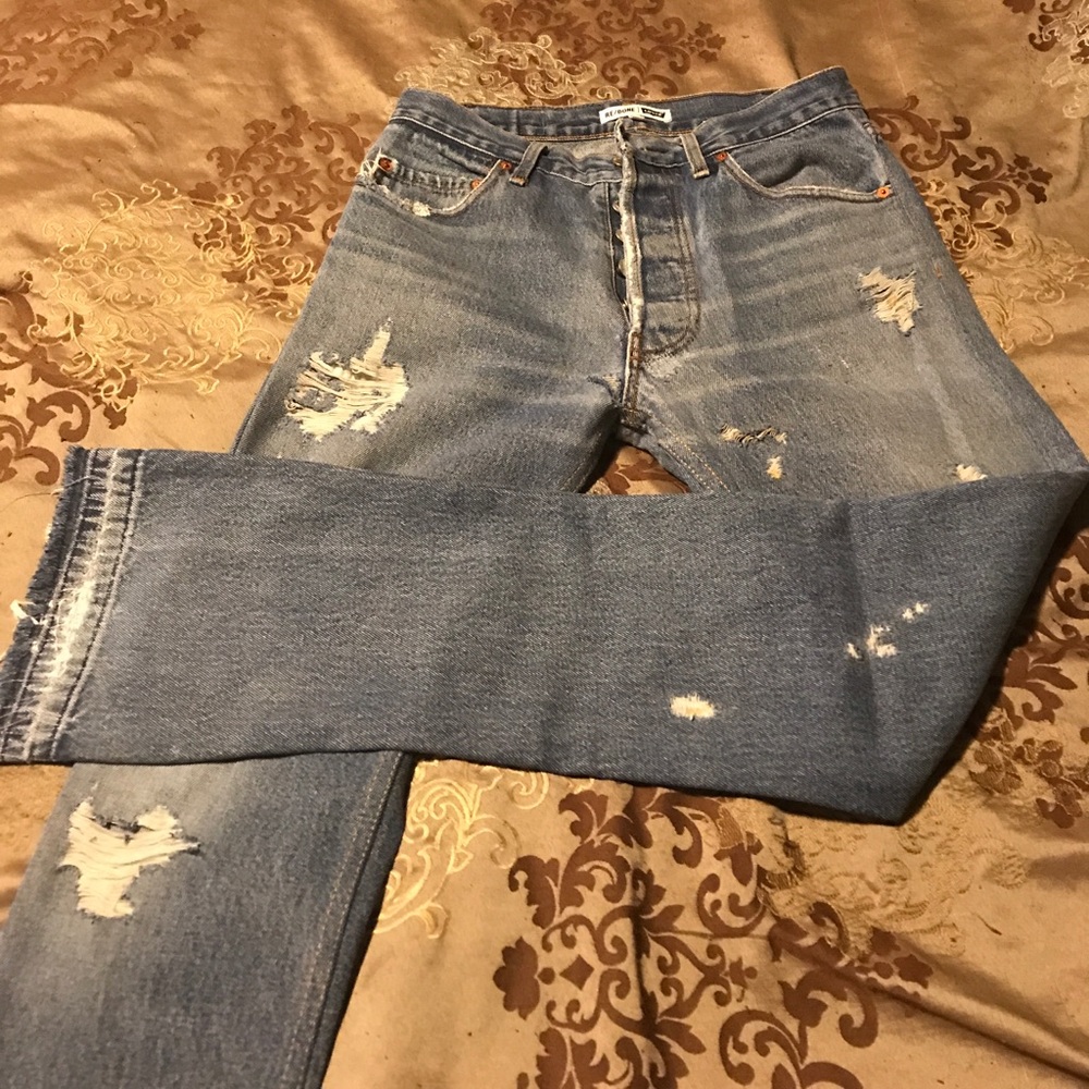 SOLD NWOT Re/Done levis Elsa High Rise - Picture 4 of 8