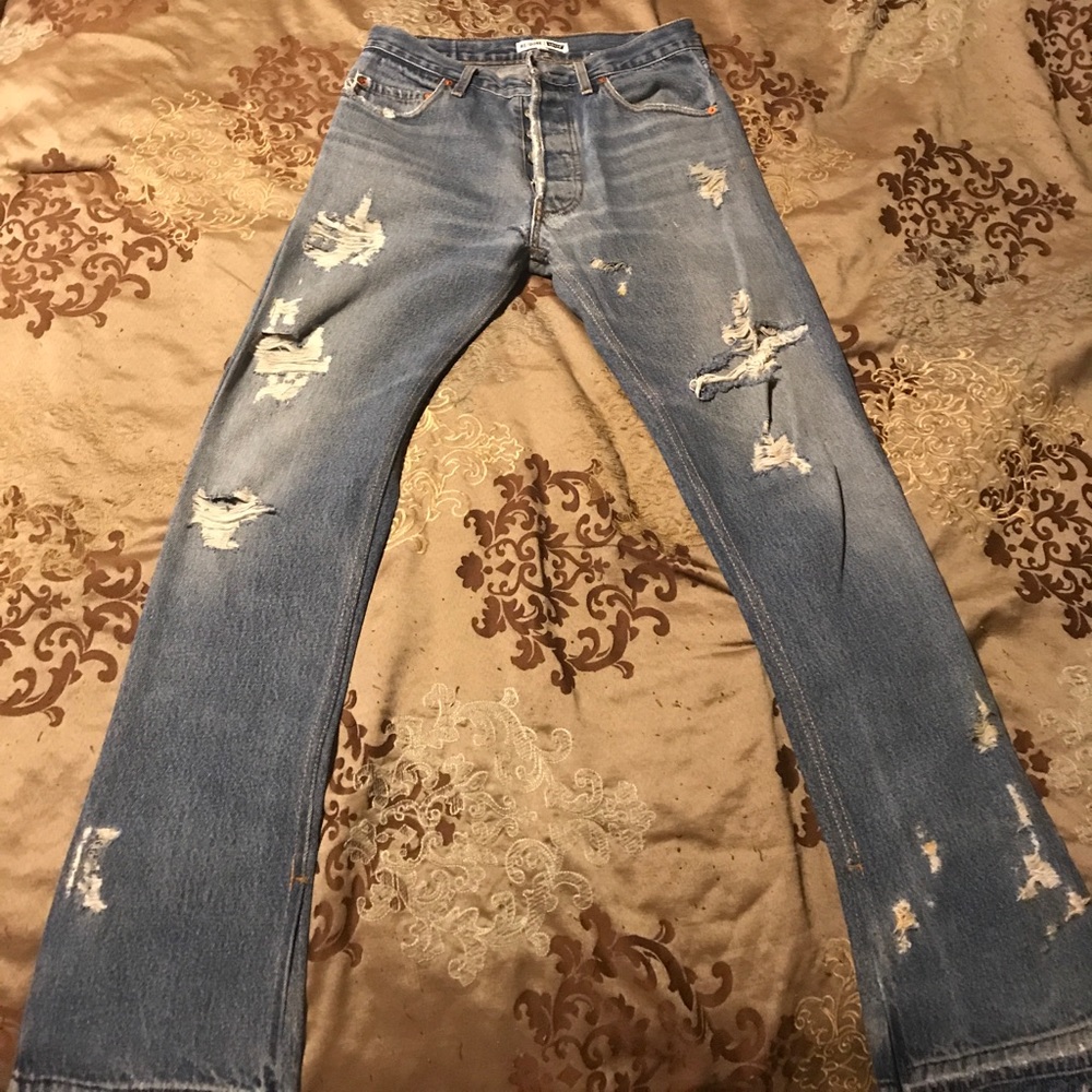 SOLD NWOT Re/Done levis Elsa High Rise - Picture 5 of 8