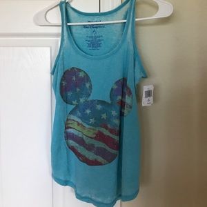 American Flag Mickey Mouse Tank Top, NWT
