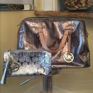 Michael Kors Grayson Mirror Metallic - Silver