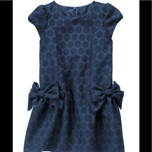 NWT Gymboree Girls Sparkle Dot Bow Dress. Size 4.