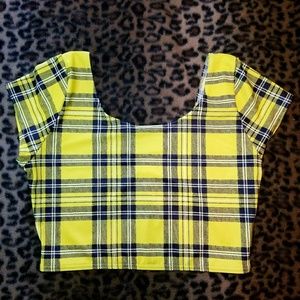 Blackmilk Plaid Crop Top
