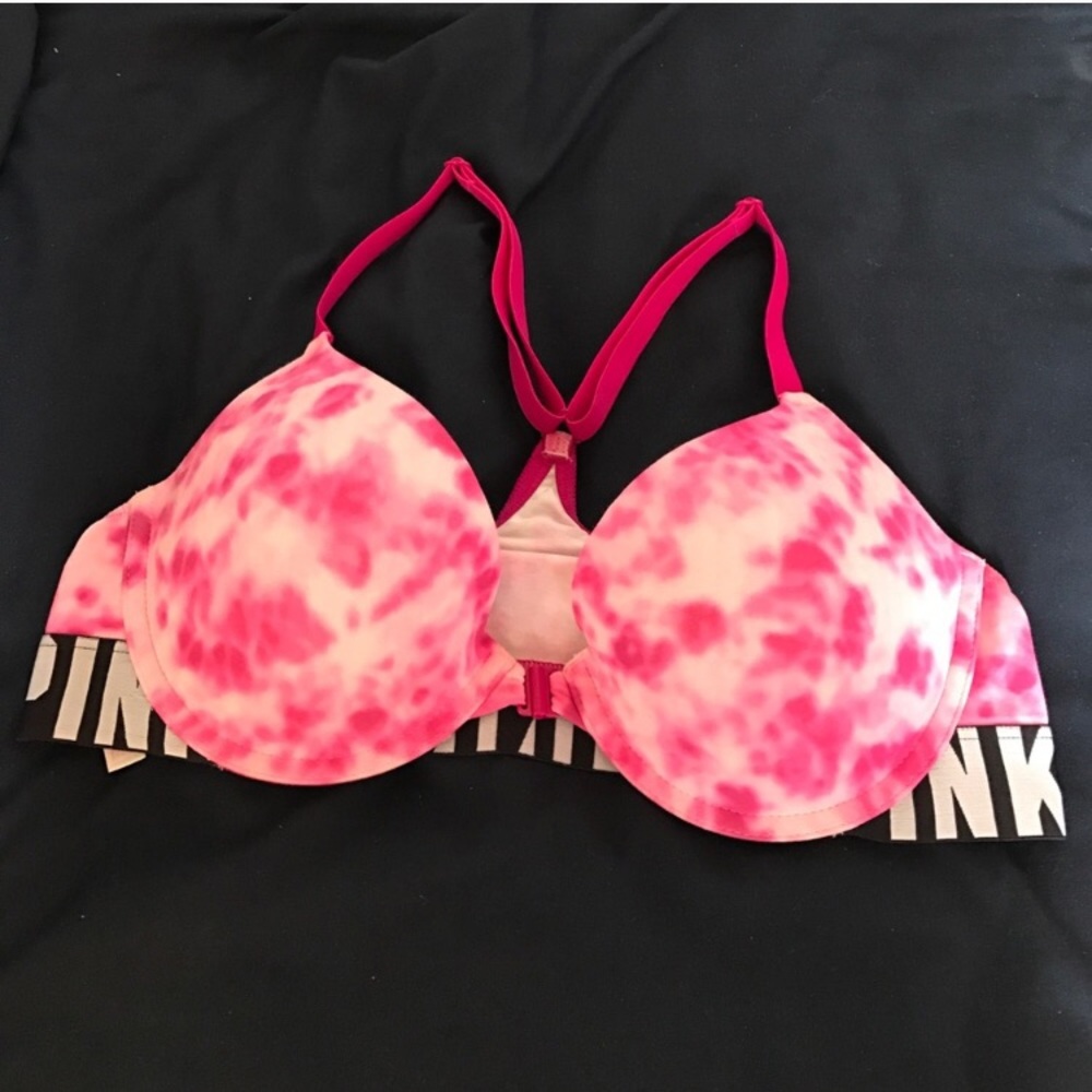 Tie-Dyed PINK Bra