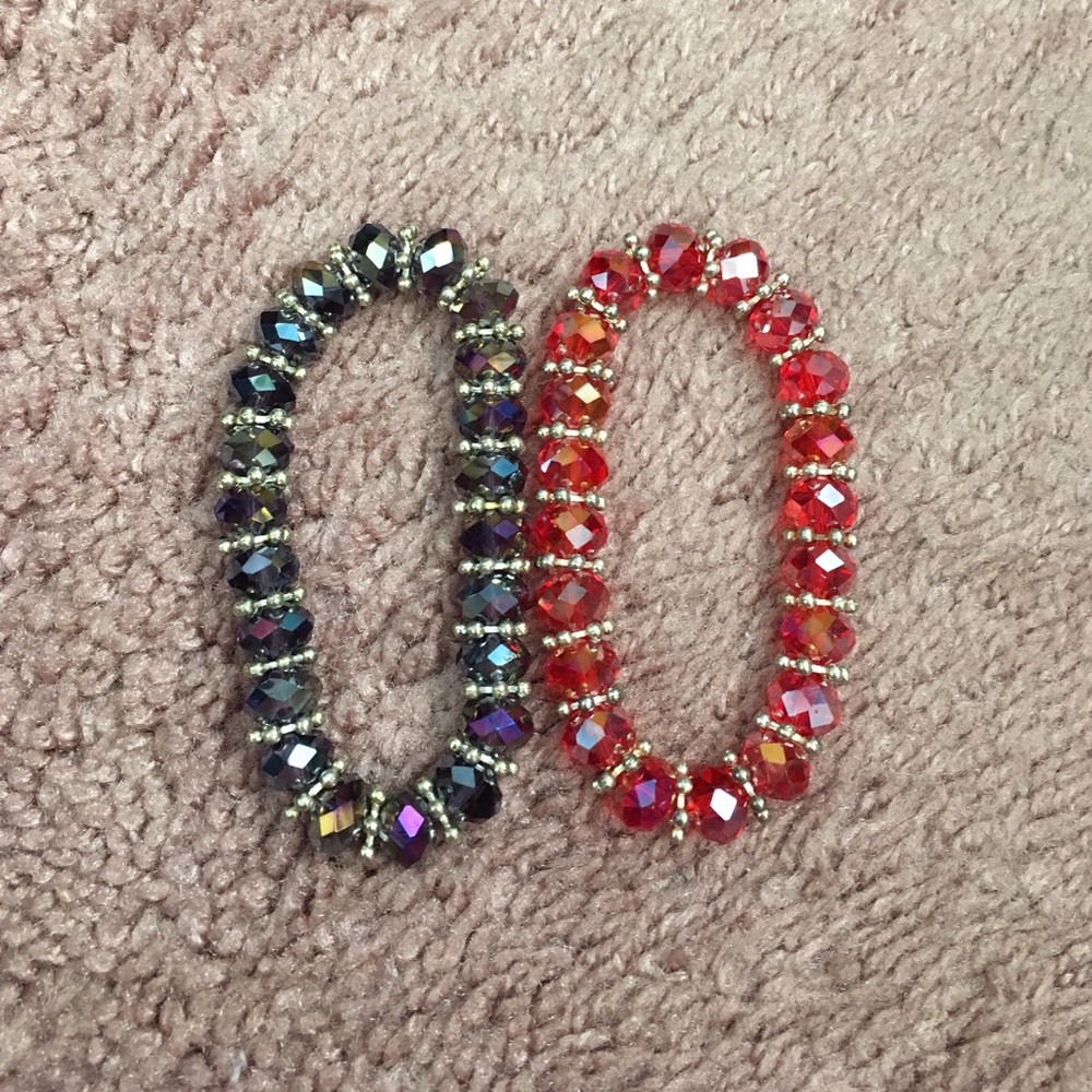 2 Princess Gem Bracelets