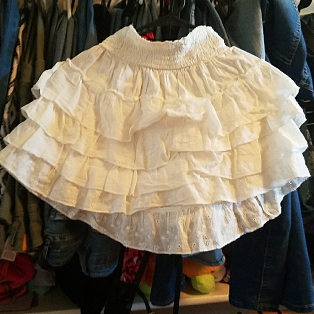 White skirt