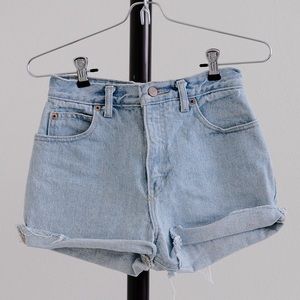 Vintage Calvin Klein denim shorts / high waisted