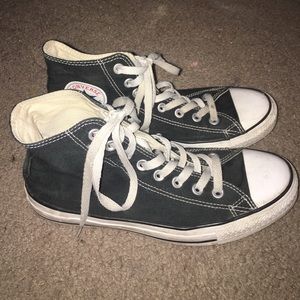 Black high top Converse