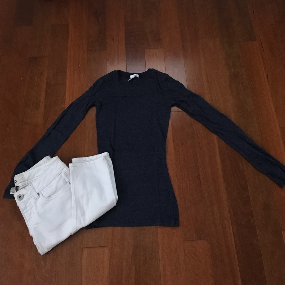 Navy Long Sleeve T-Shirt
