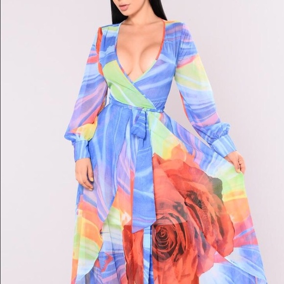 Fashion Nova Dresses & Skirts - Fashion nova cloud nine maxi dress