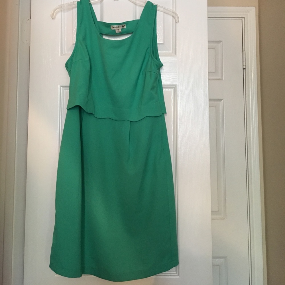 Francesca's Collection Green Dress
